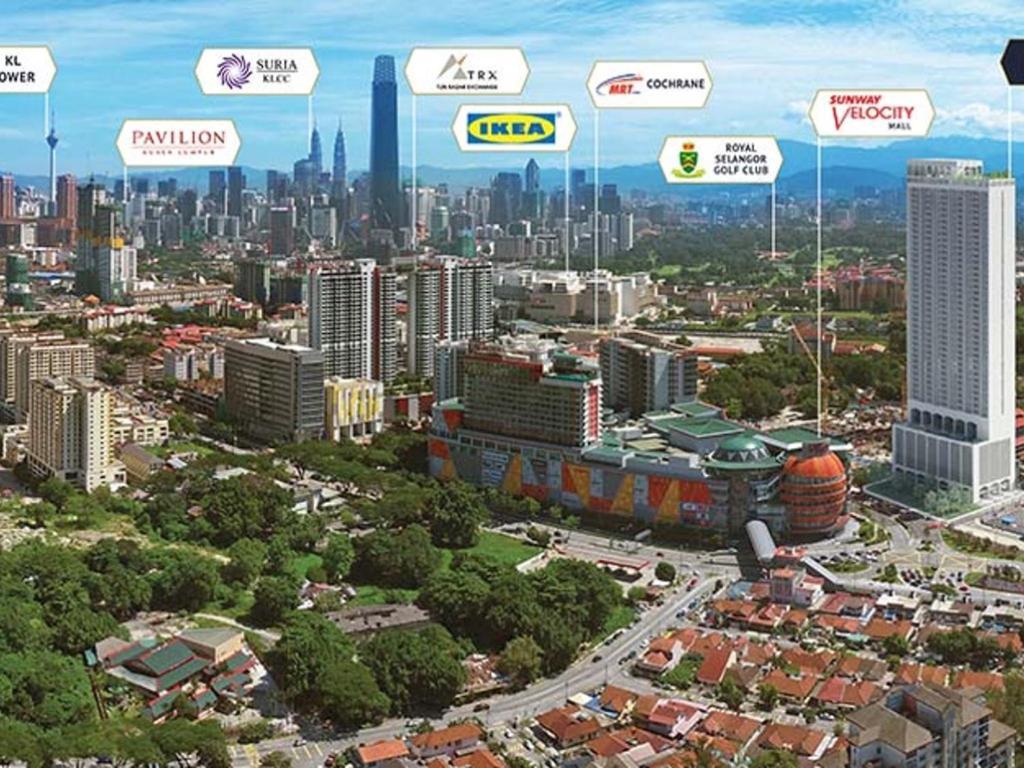 קואלה לומפור Una Residences, Sunway Velocity By Five Senses מראה חיצוני תמונה